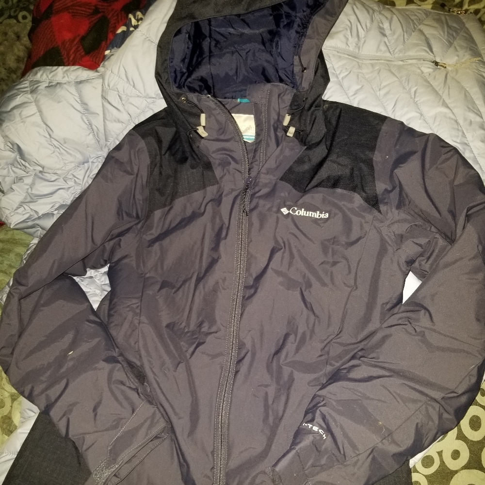 Size Small Navy Columbia Omni heat Jacket #crossposted